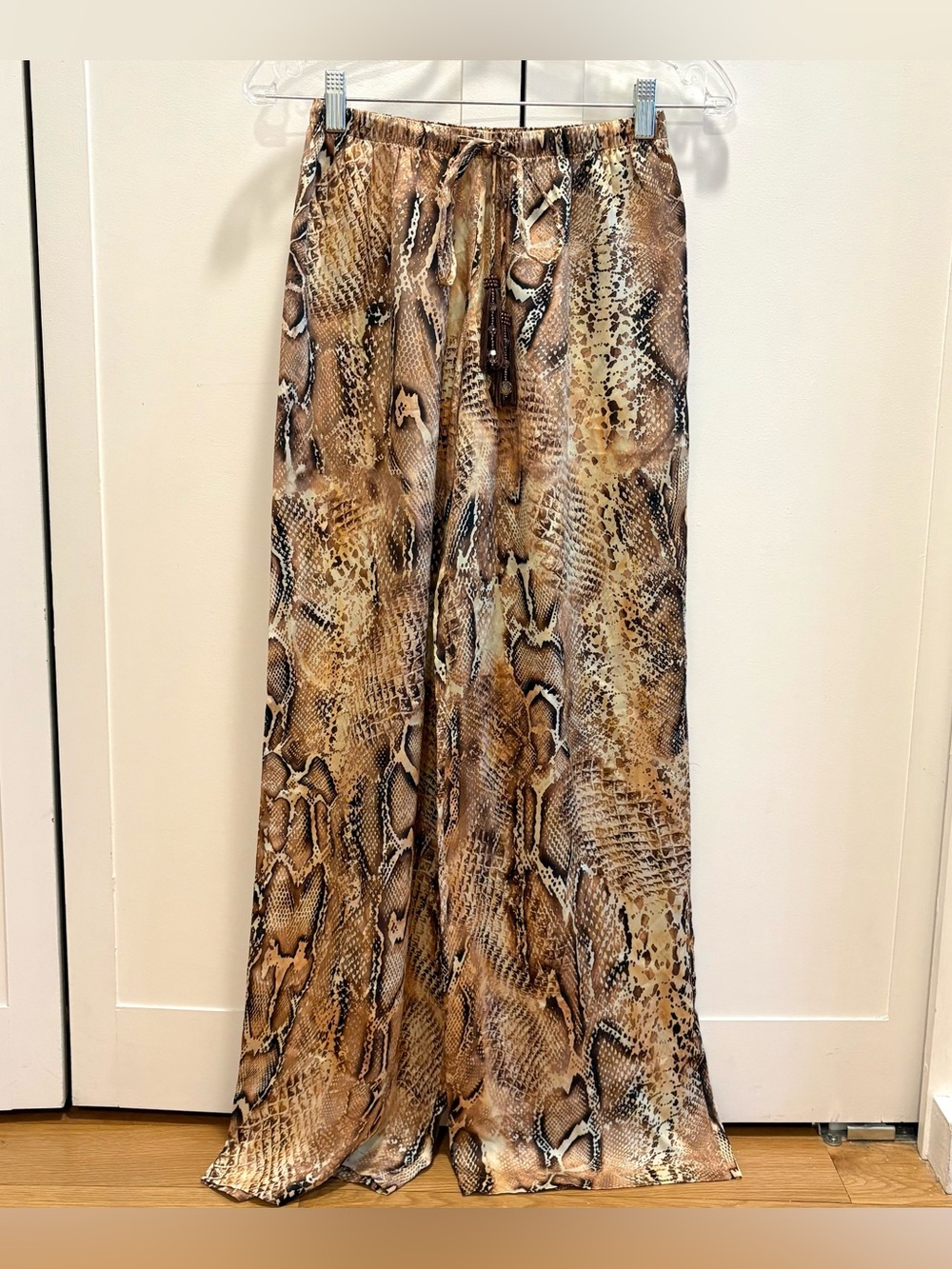 Marie France Van Damme Silk Pants